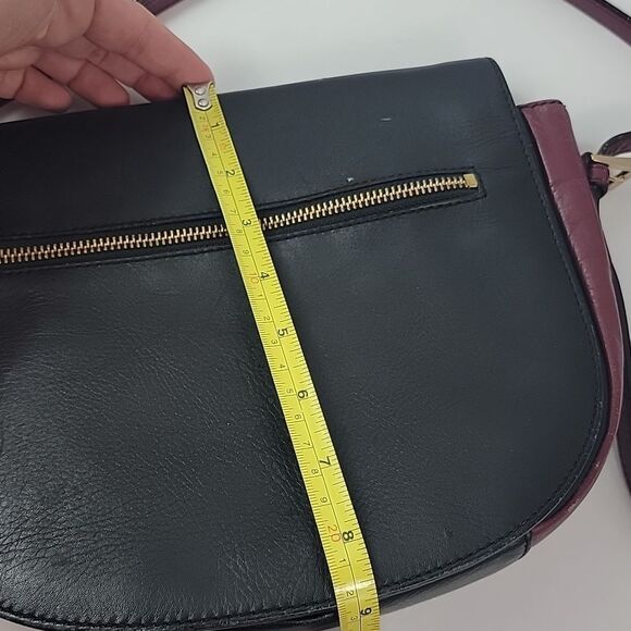 Halogen Leather Saddlebag Women's Handbag - Picture 16 of 16